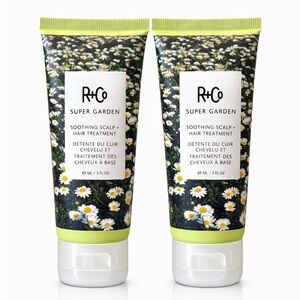 R+Co Super Garden Soothing Scalp Treatment with Floral Design